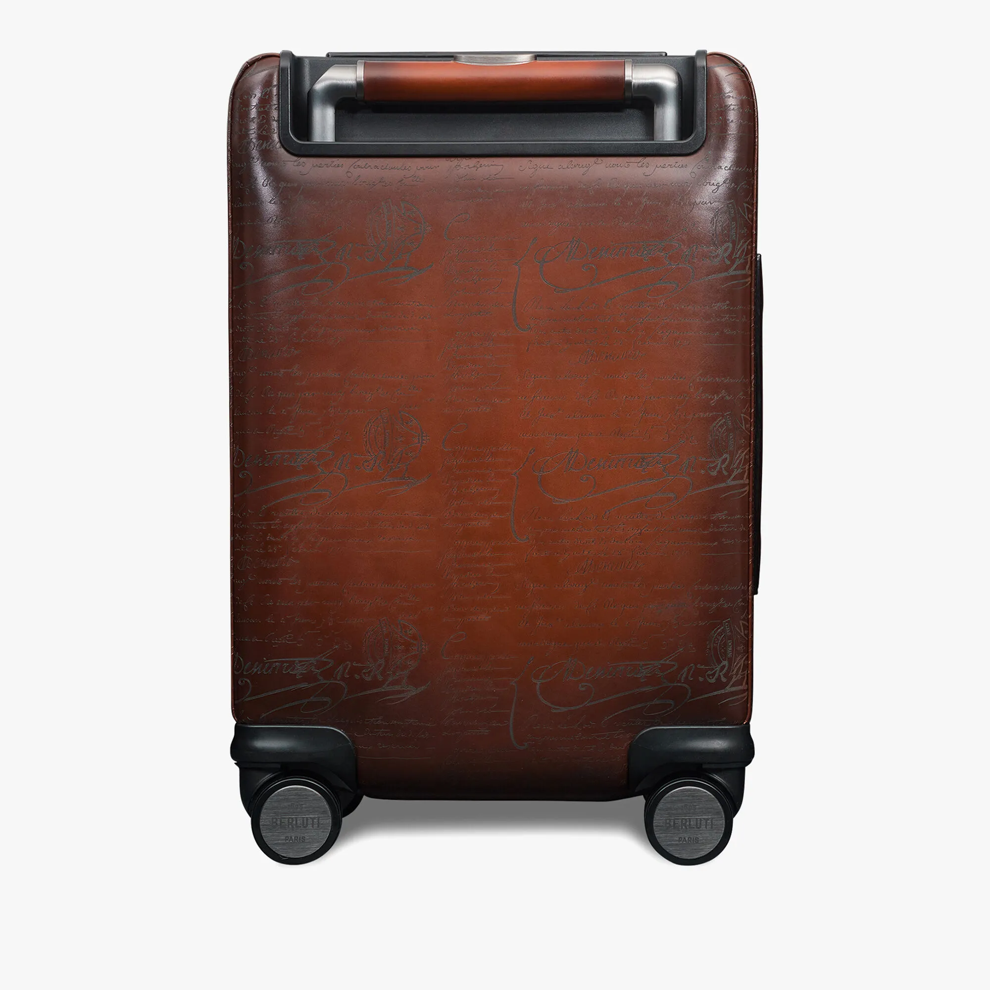 Formula 1005 Scritto Leather Rolling Suitcase