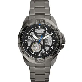 Fossil Bronson Black Dial Men 44mm