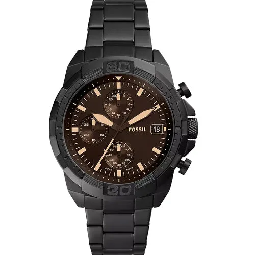 Fossil Bronson Brown Dial Men 44mm