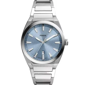 Fossil Everett Blue Dial Men 42mm