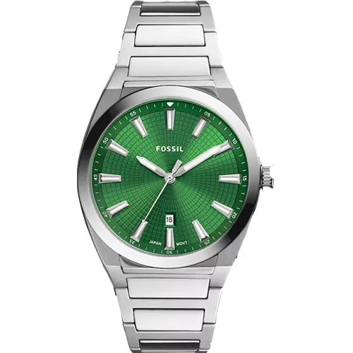 Fossil Everett Green Dial Men 42mm