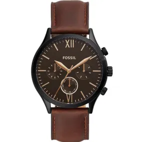 Fossil Fenmore Black Dial Men 44mm