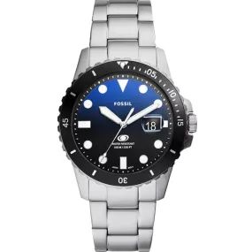 Fossil Fossil Blue Dive Blue & Black Dial Men 42mm