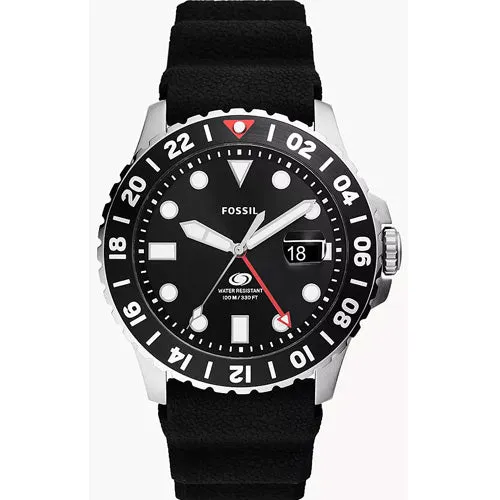 Fossil Fossil Blue GMT Black Dial Men 46mm