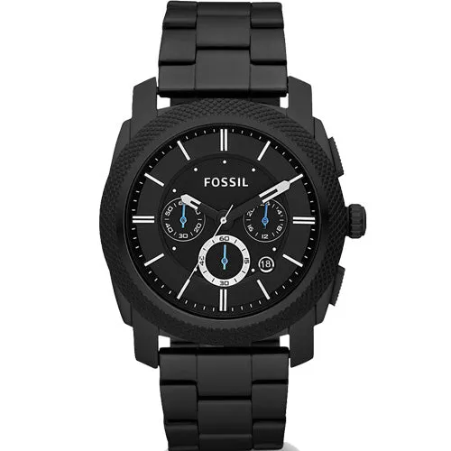 Fossil Machine Black Dial Men 45mm