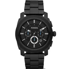 Fossil Machine Black Dial Men 45mm