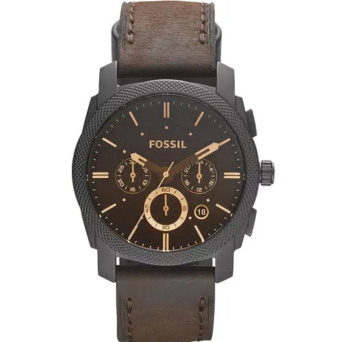 Fossil Machine Brown Dial Men 42mm