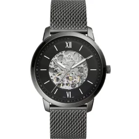 Fossil Neutra Black Dial Men 44mm