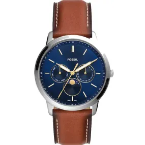 Fossil Neutra Blue Dial Men 42mm