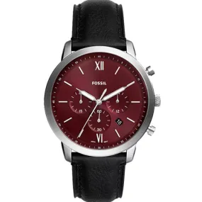 Fossil Neutra Burgundy Dial Men 44mm