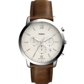 Fossil Neutra Cream Dial Men 44mm