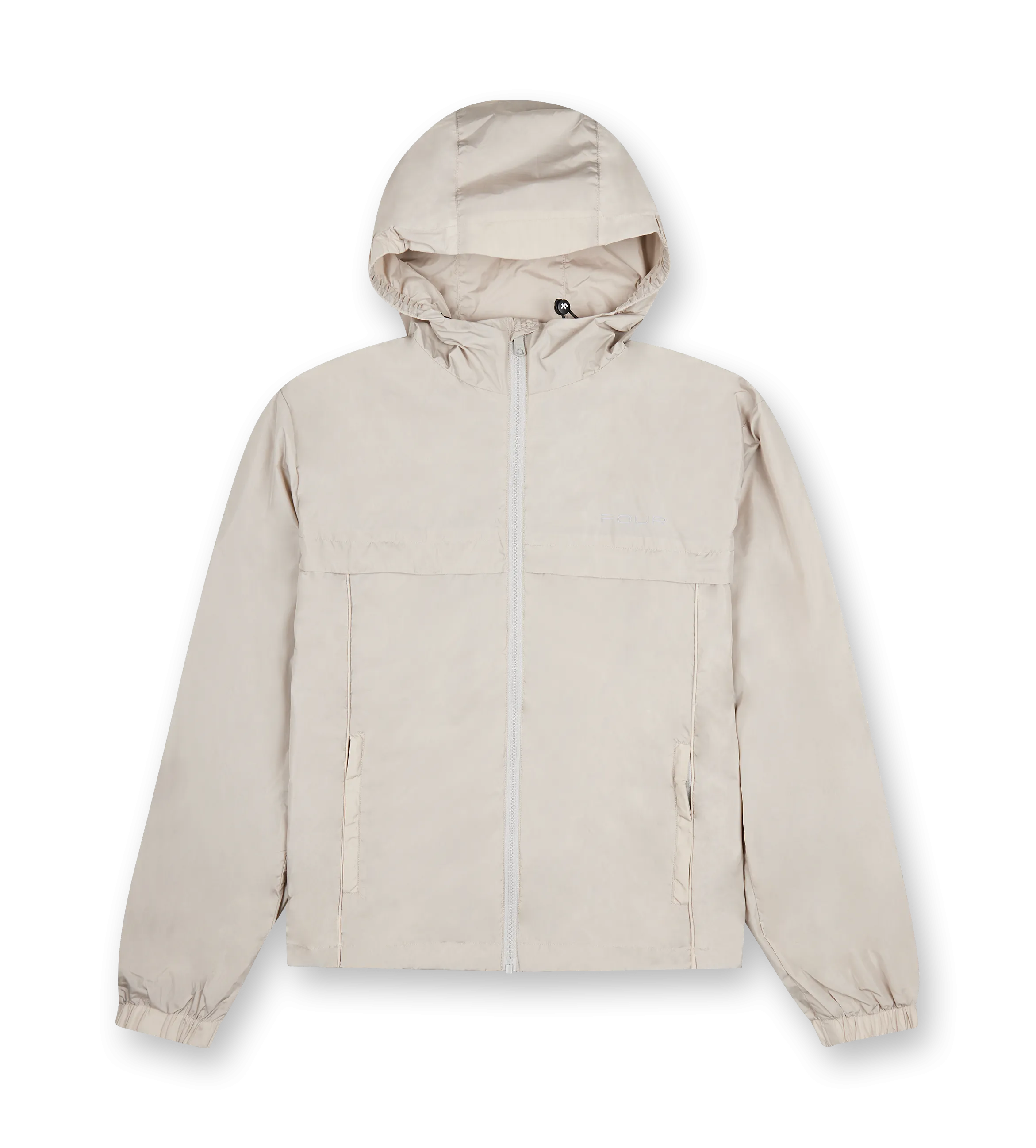 FOUR    Sport Windbreaker Nylon Jacket Mushroom Grey