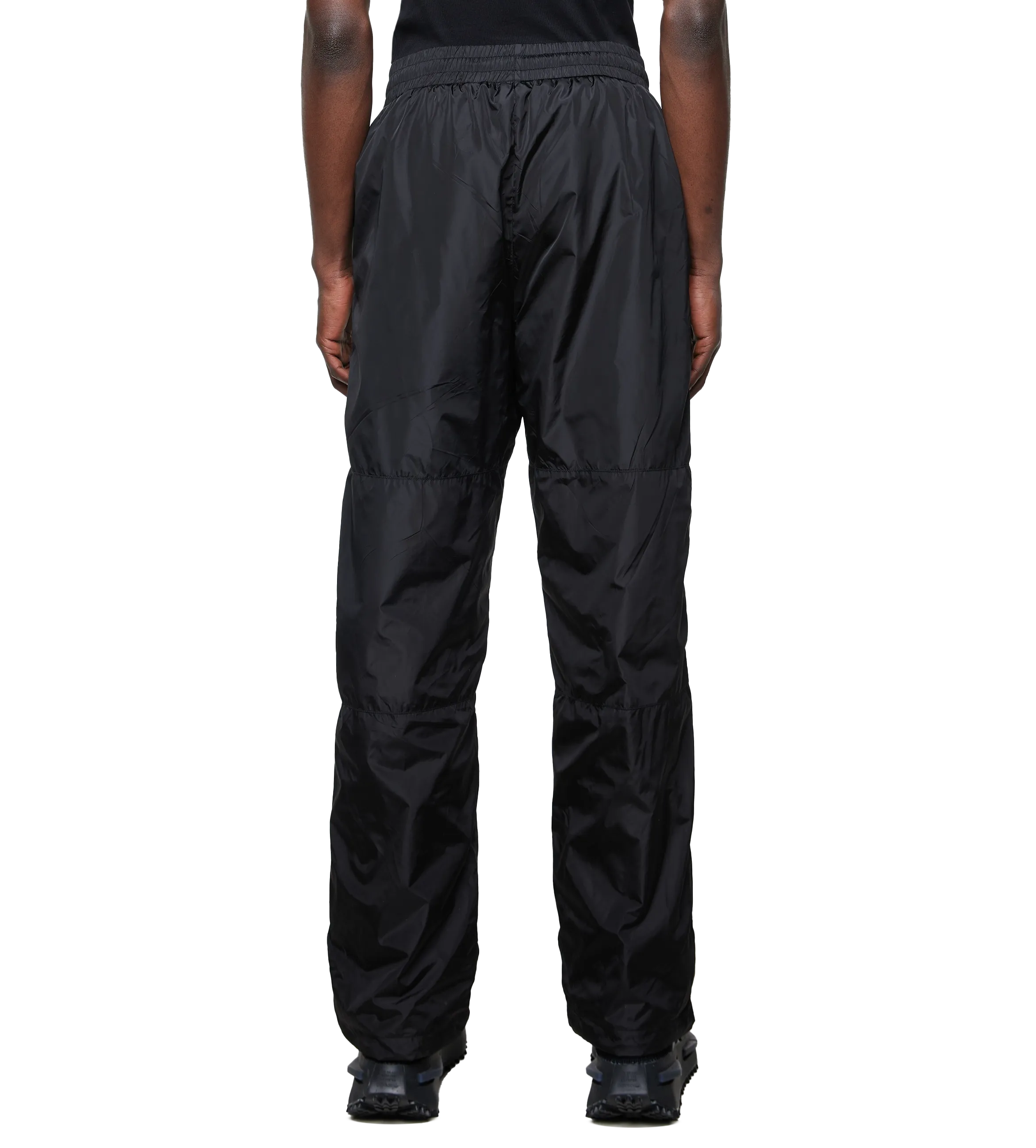 FOUR    Sport Windbreaker Nylon Pants Black