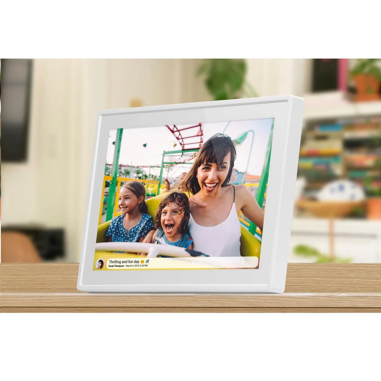 Frameo 10.1 Smart WiFi Digital Photo Video Frame White