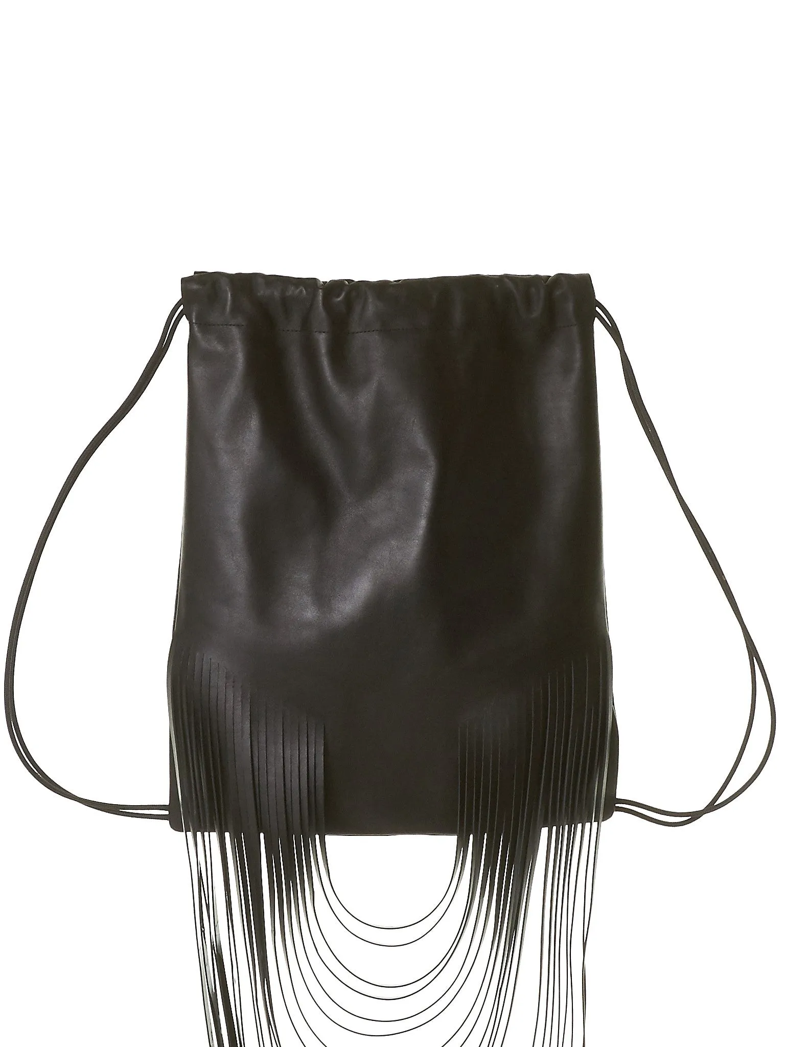 Fringed Athletic Knapsack (8.15 OVERSIZED FRINGED BP BLK)