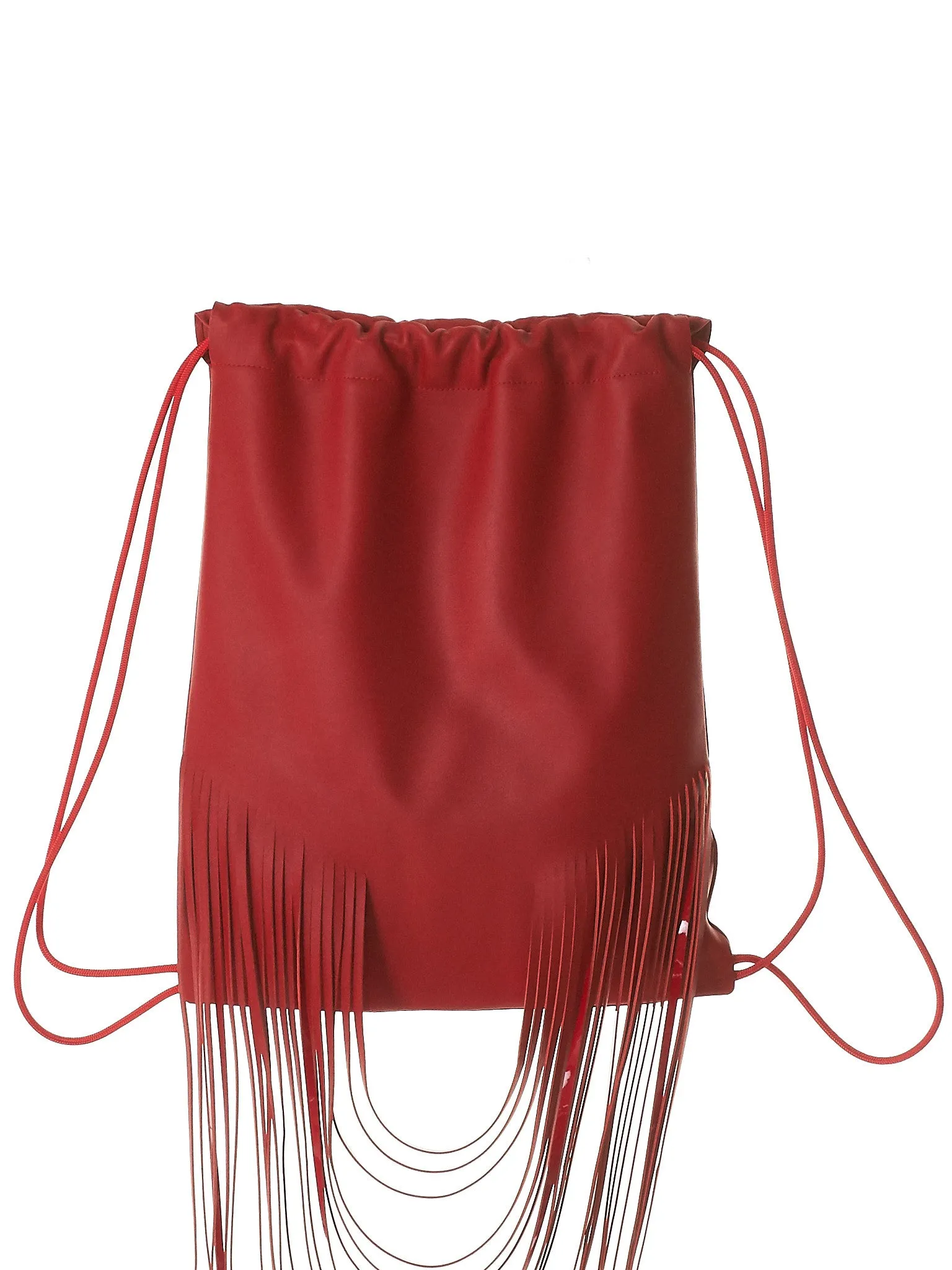 Fringed Athletic Knapsack (8.15 OVERSIZED FRINGED BP RED)