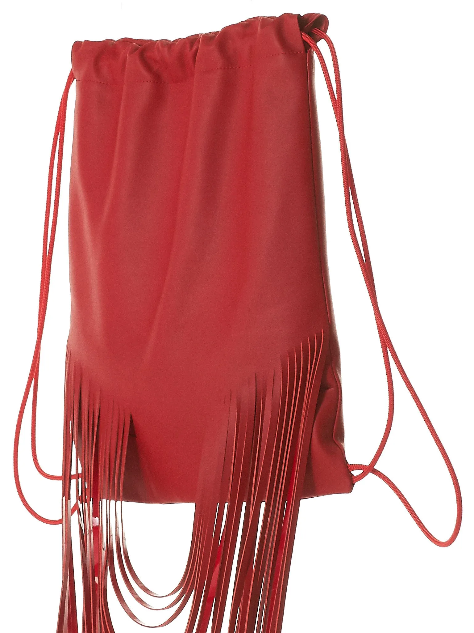 Fringed Athletic Knapsack (8.15 OVERSIZED FRINGED BP RED)