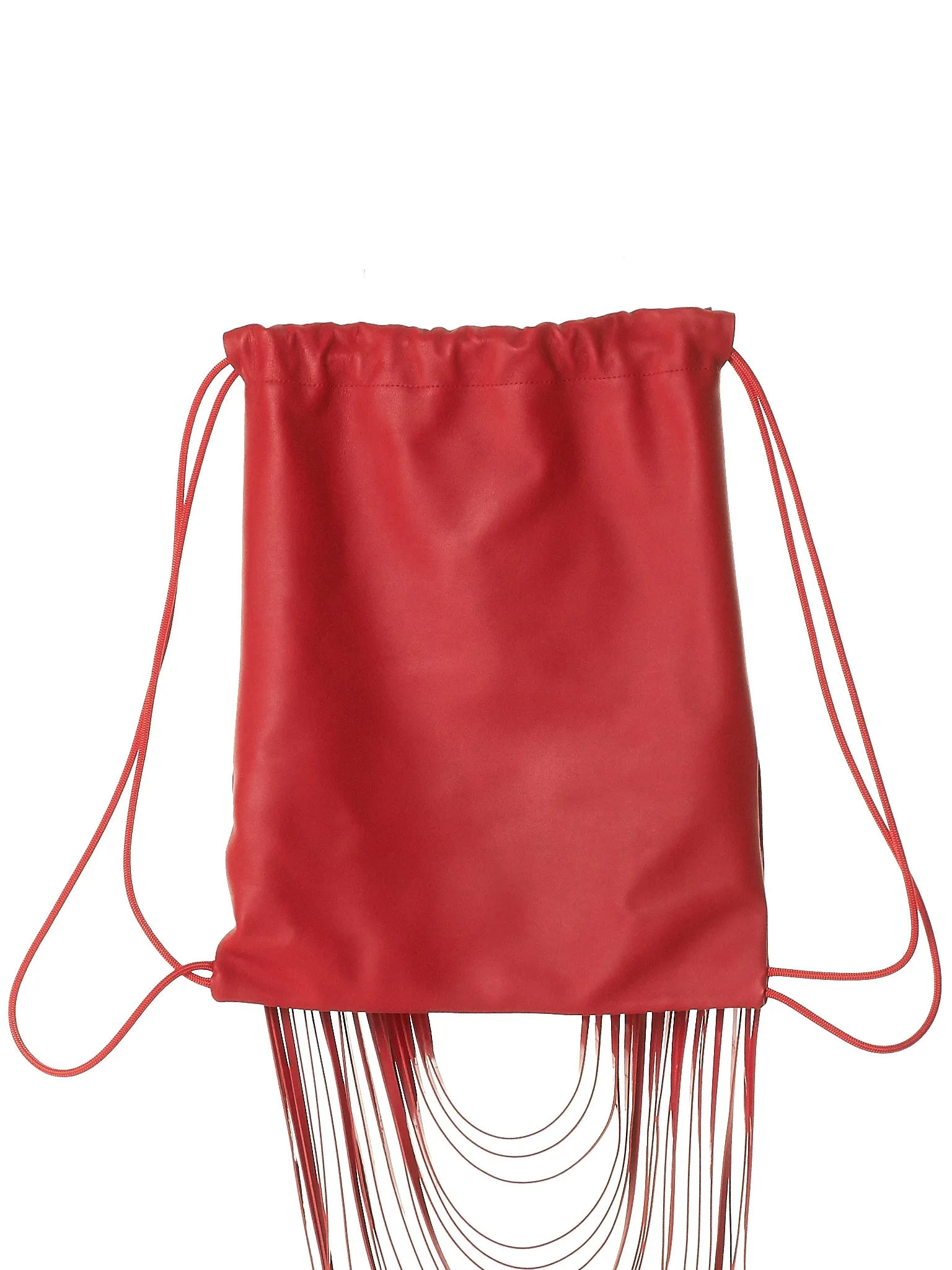 Fringed Athletic Knapsack (8.15 OVERSIZED FRINGED BP RED)