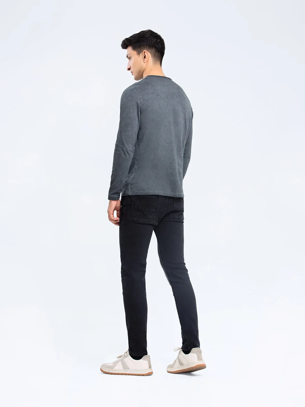 Full Sleeves Henley Tee - FMTCF23-006