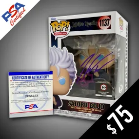 Funko Pop! - Jujutsu Kaisen: Gojo (CCI) # 1137 SIGNED by Kaiji Tang (PSA Certified)