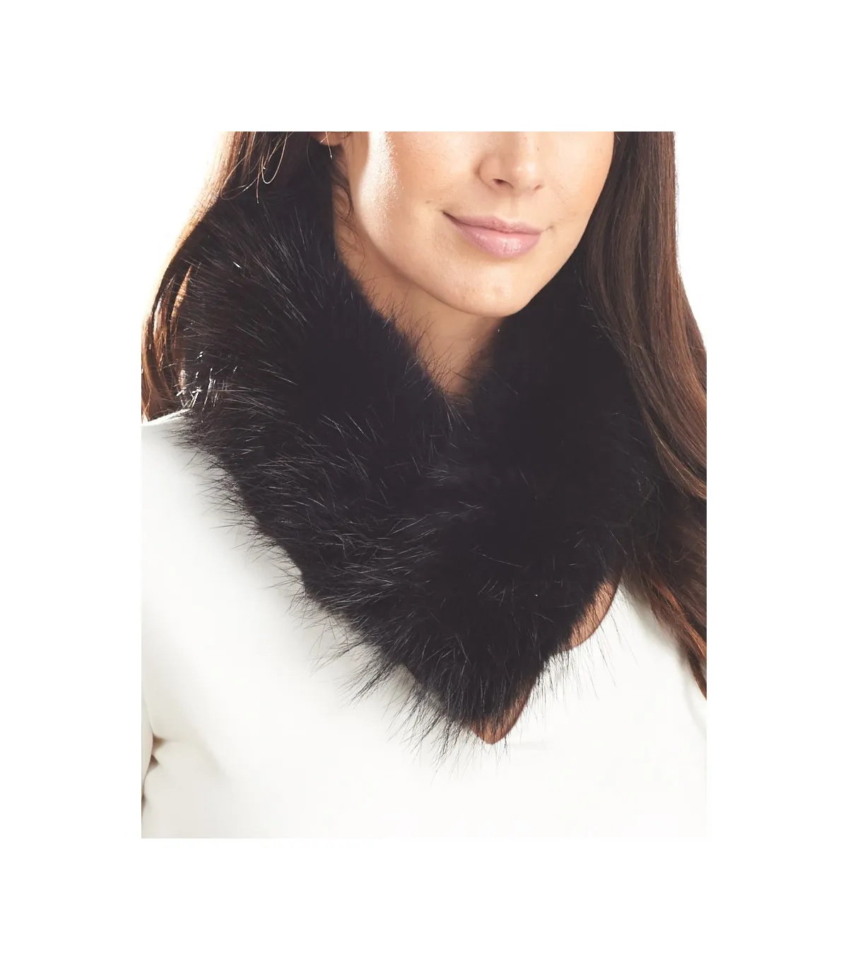 Fur Headband - Black Beaver Fur: FurSource.com