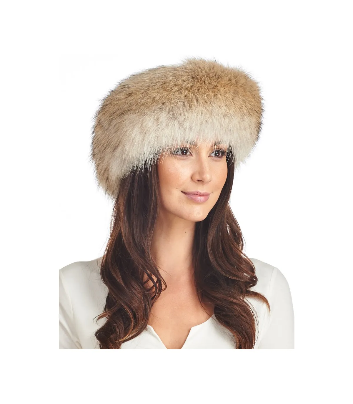 Fur Headband - Coyote Fur: FurSource.com