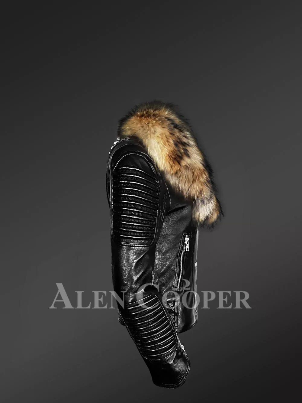 Fur leather jacket womens to Step Out in Style This Winter