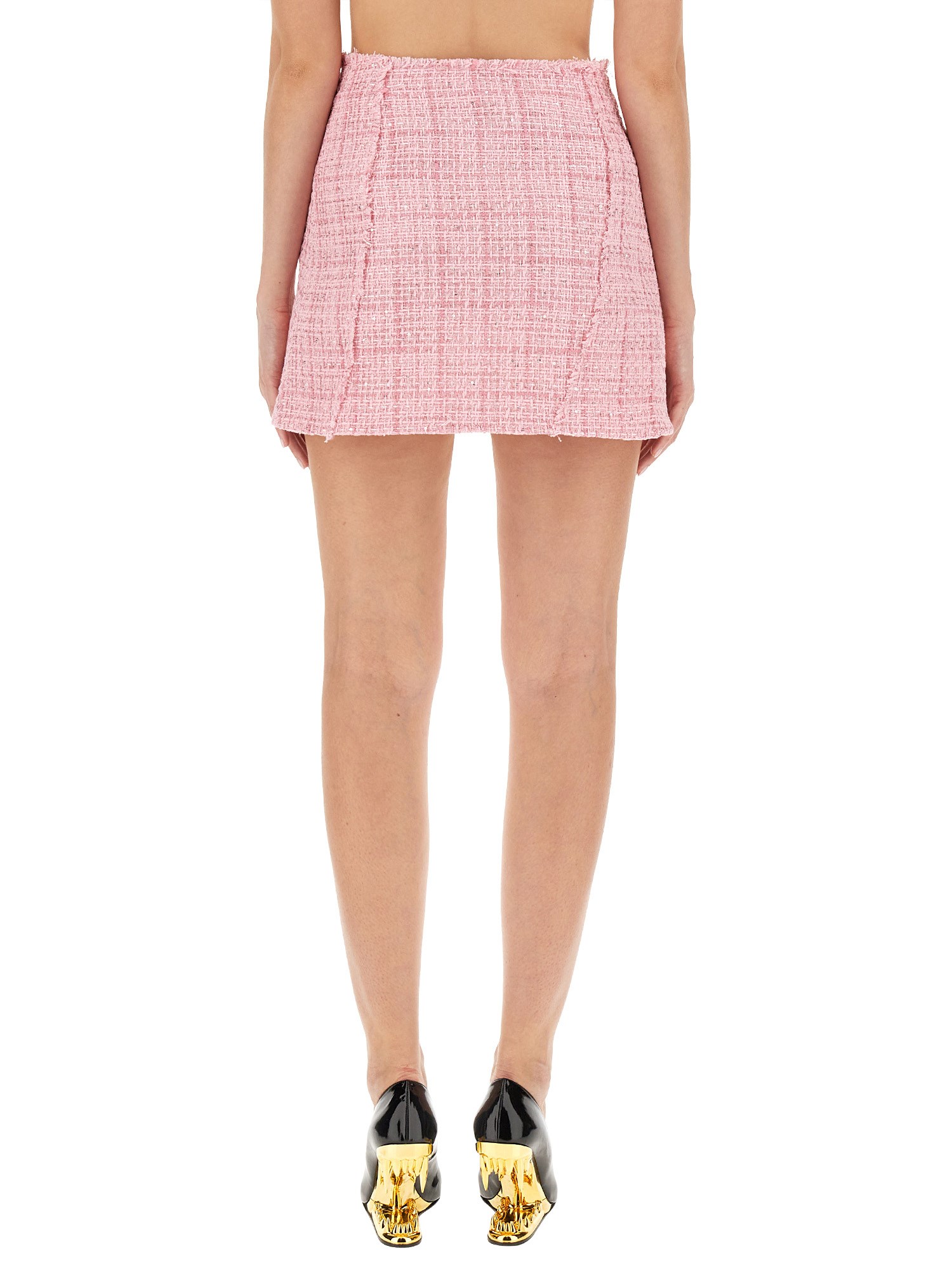 GCDS    TWEED MINI SKIRT