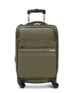 Genius Pack G4 22 Carry On Spinner Luggage - Smart, Organized, Lightweight Suitcase (G4 - Titanium)