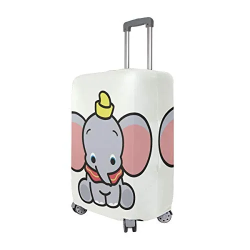 GIOVANIOR Cartoon Elephant Luggage Cover Suitcase Protector Carry On Covers