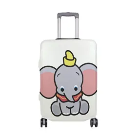 GIOVANIOR Cartoon Elephant Luggage Cover Suitcase Protector Carry On Covers