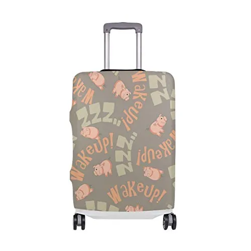 GIOVANIOR Cartoon Pig Piggy Luggage Cover Suitcase Protector Carry On Covers