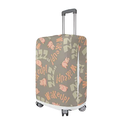 GIOVANIOR Cartoon Pig Piggy Luggage Cover Suitcase Protector Carry On Covers