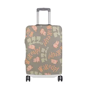 GIOVANIOR Cartoon Pig Piggy Luggage Cover Suitcase Protector Carry On Covers