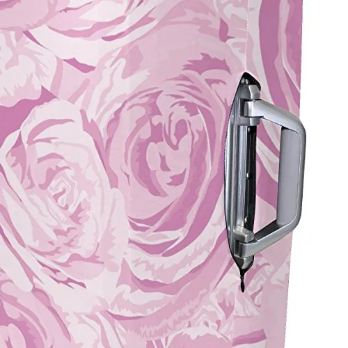 GIOVANIOR Pink Roses Luggage Cover Suitcase Protector Carry On Covers