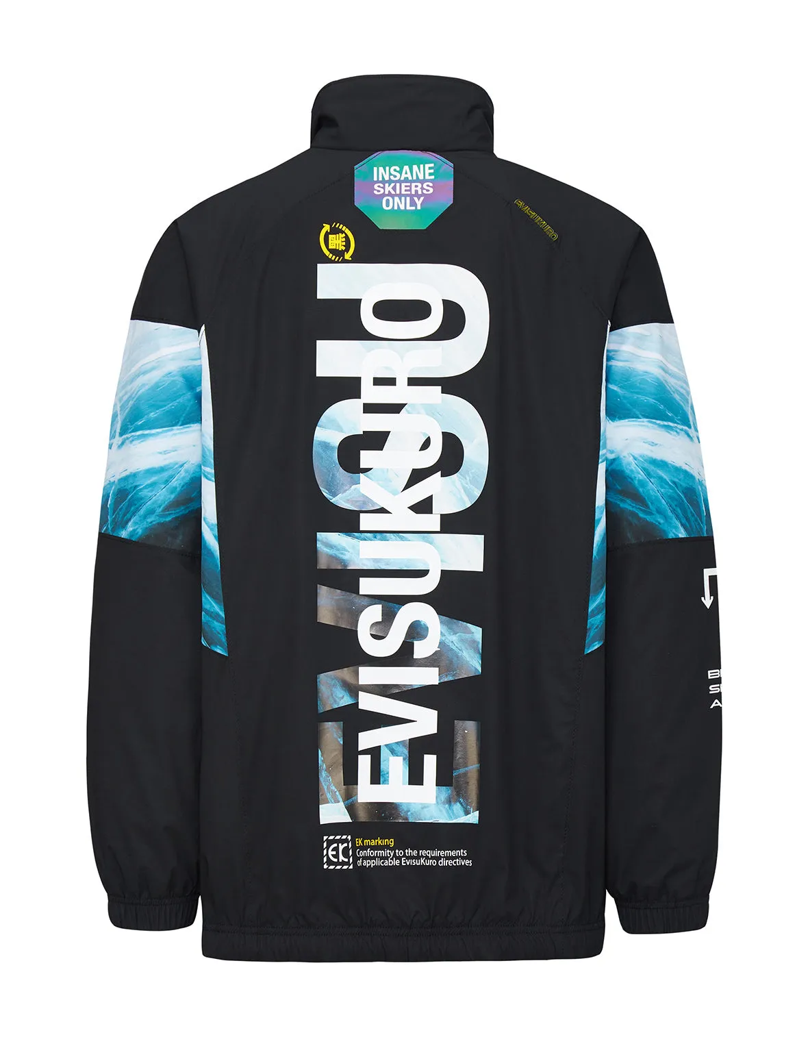 Glacier Logo Print Padded Windbreaker