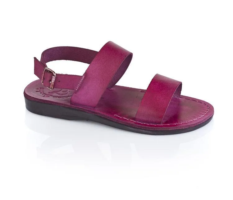 Golan - Leather Slingback Flat Sandal | Violet