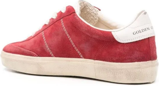 Golden Goose Super-Star suede sneakers Red