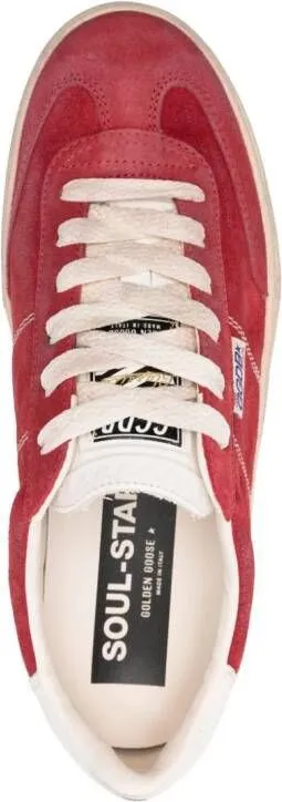 Golden Goose Super-Star suede sneakers Red