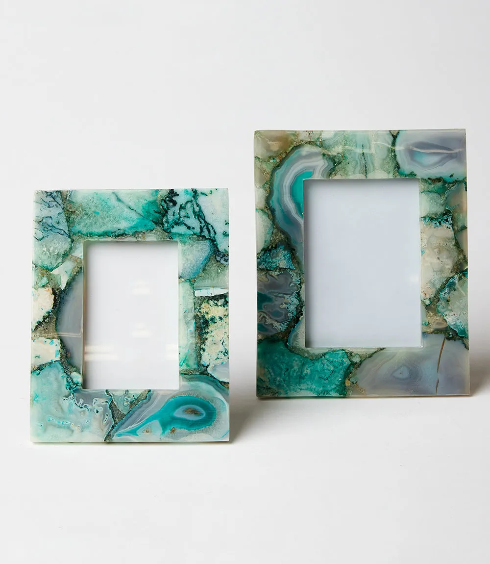 Green Agate Picture Frame