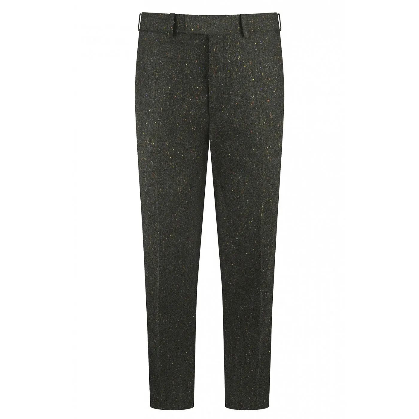 Green Multi Fleck Tweed Trousers