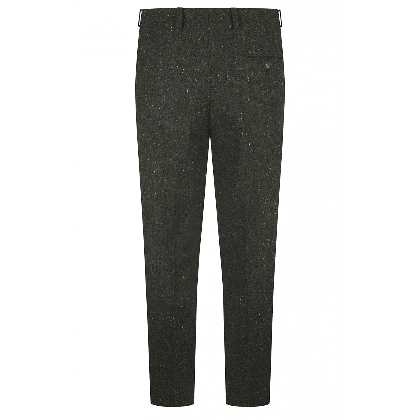 Green Multi Fleck Tweed Trousers