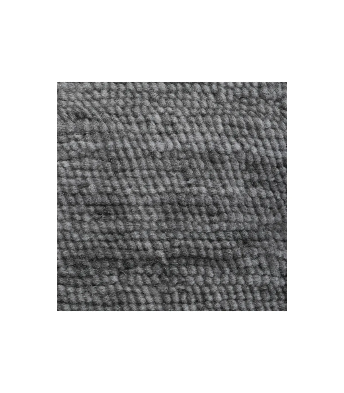 Grey Knit Mink Fur Throw for Luxurious Home Decor at FurSource.com