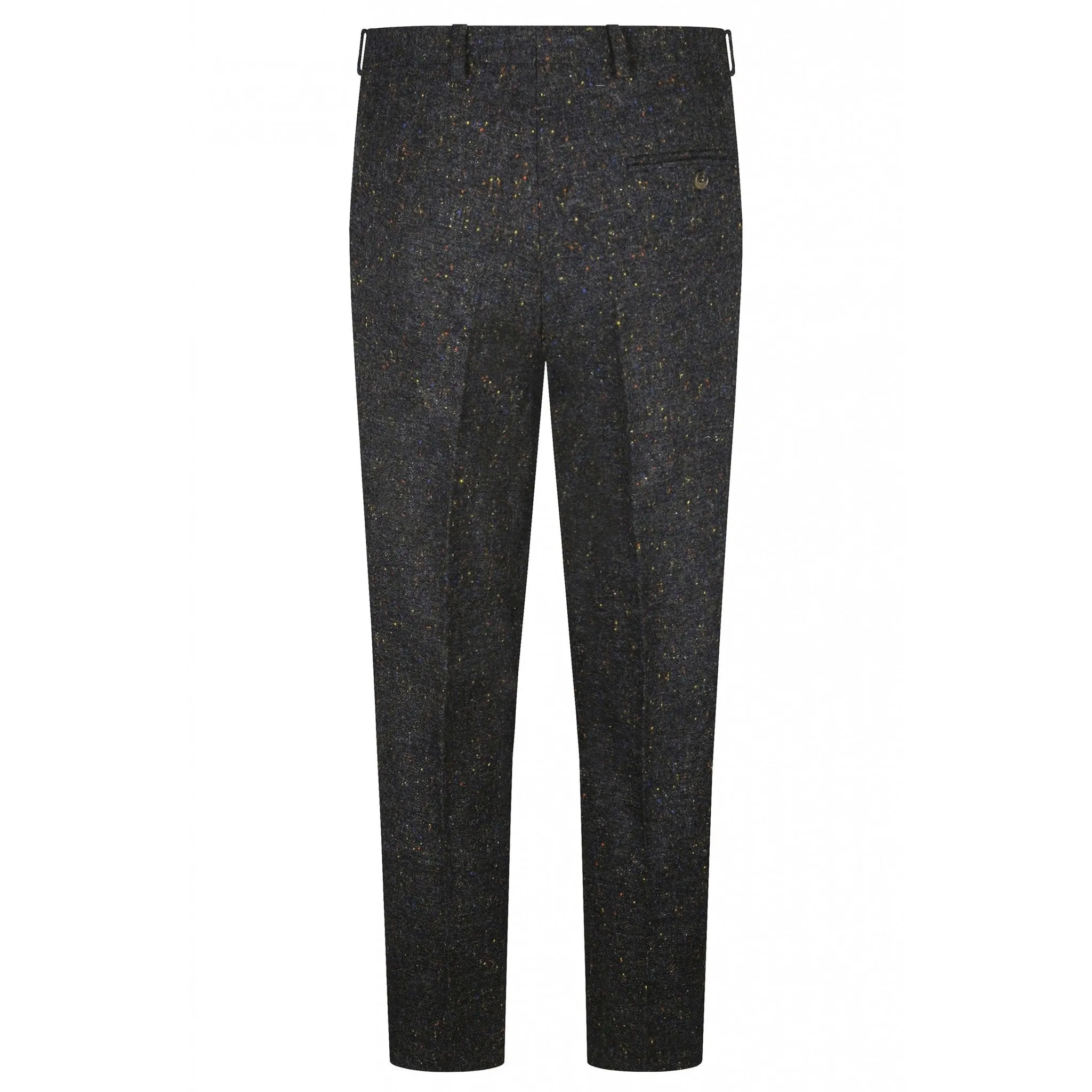 Grey Multi Fleck Tweed Trousers