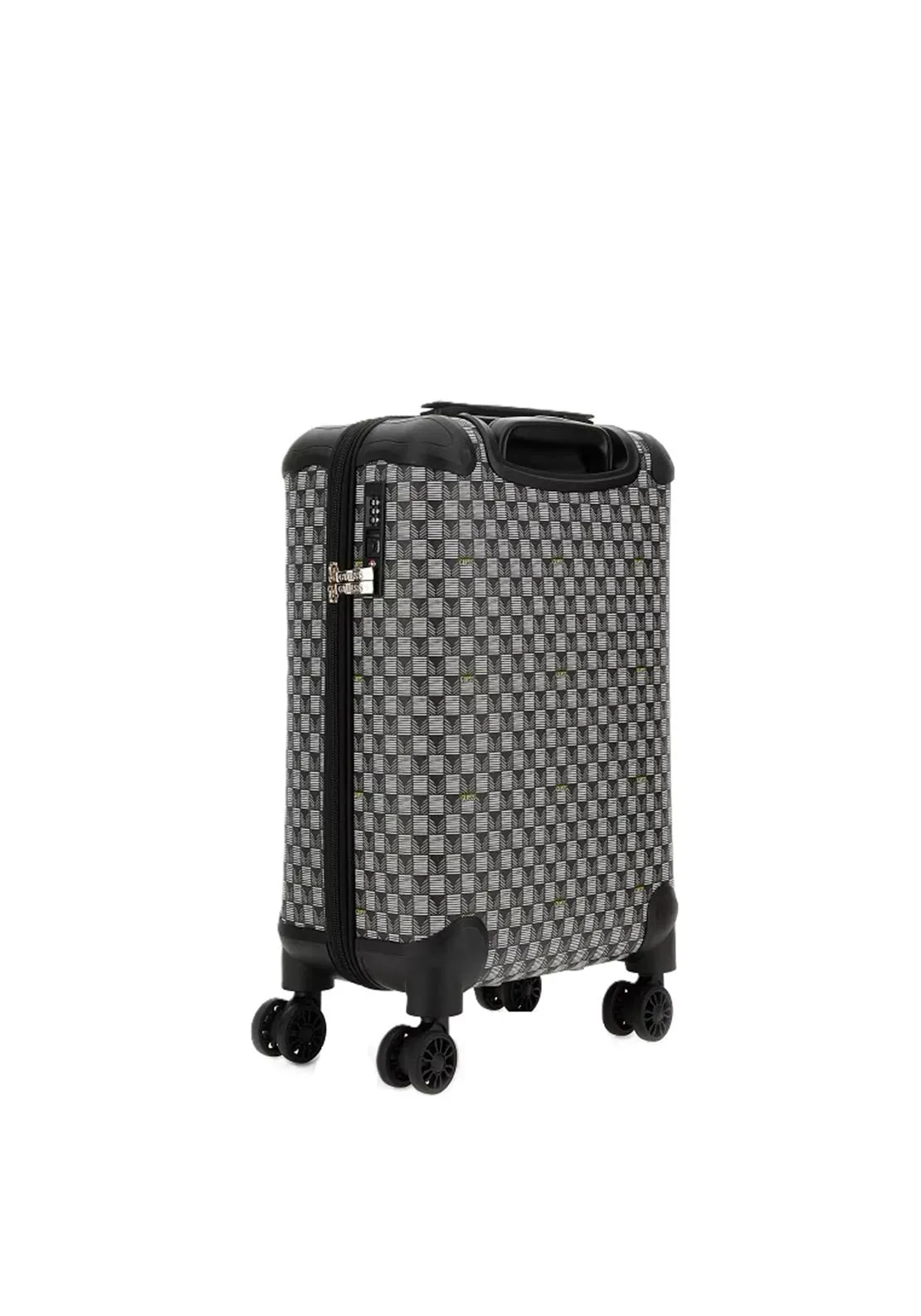 Guess Wilder Logo 18” 8-Wheeler Spinner Suitcase, Black