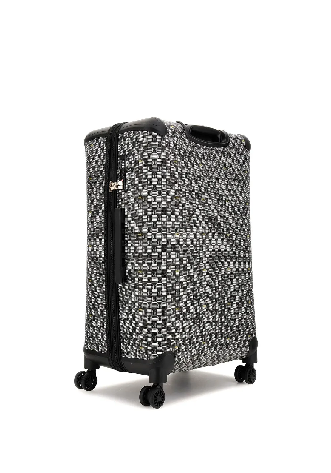 Guess Wilder Logo 28” 8-Wheeler Spinner Suitcase, Black