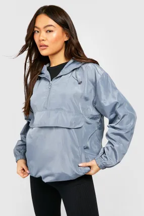 Half Zip Parachute Windbreaker