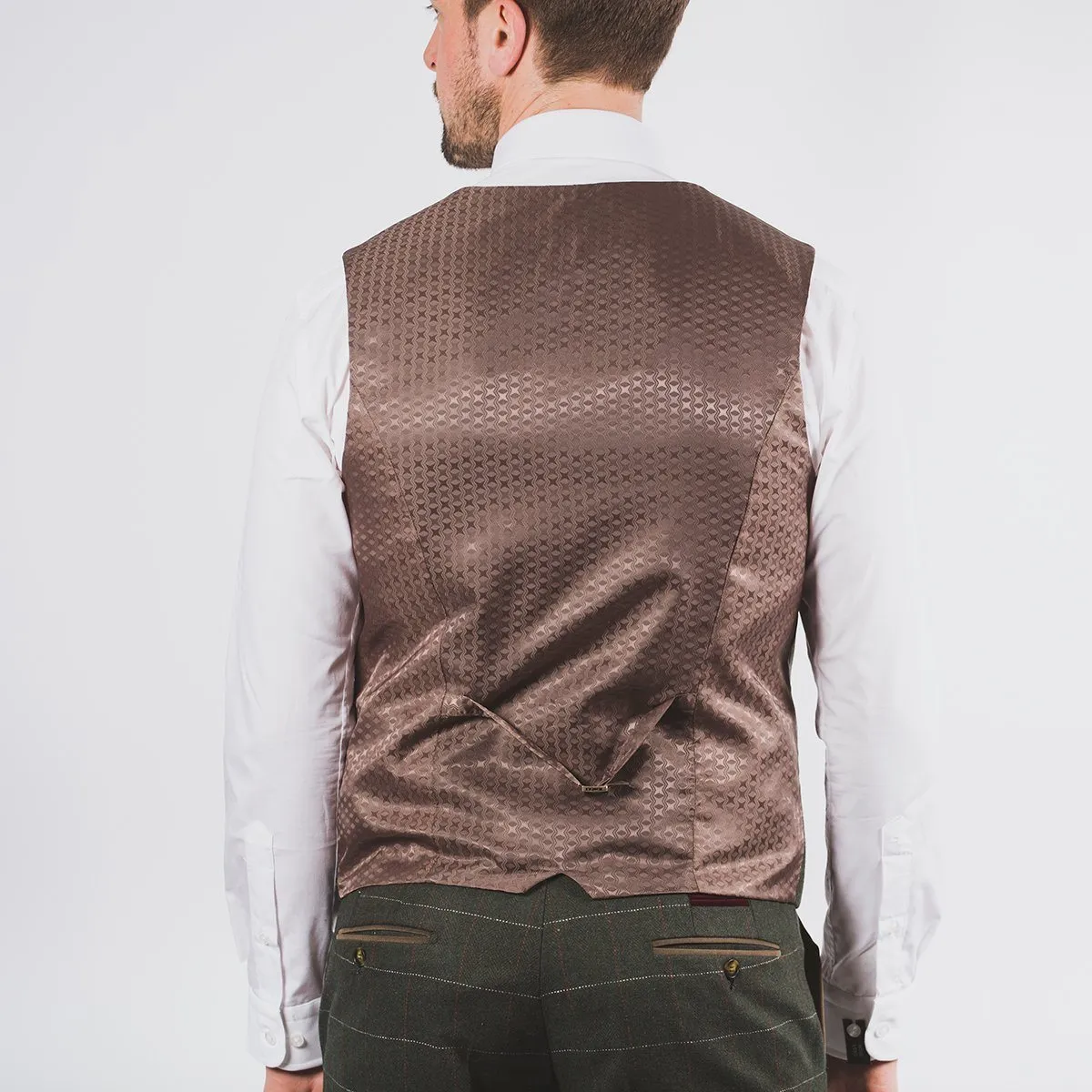 Harold Green Tweed waistcoat