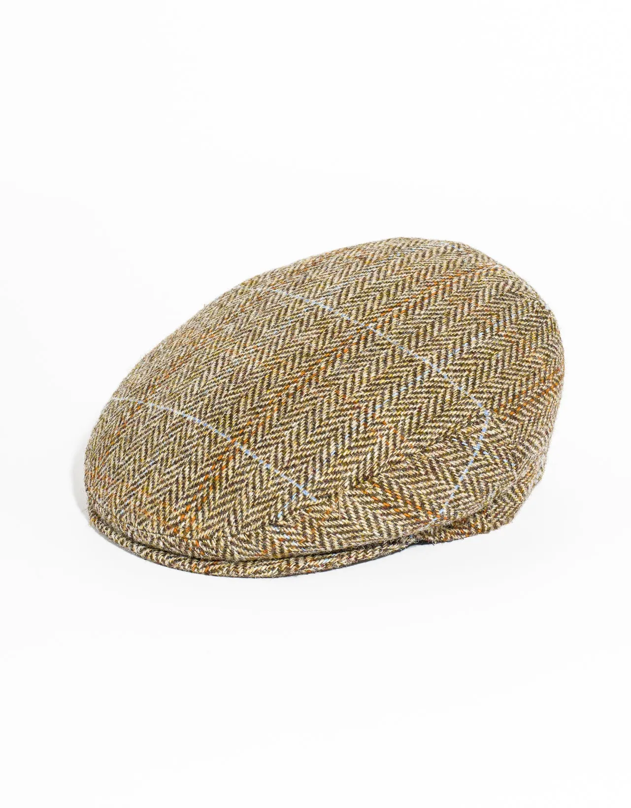 HARRIS TWEED IVY CAP - HERRINGBONE WINDOWPANE