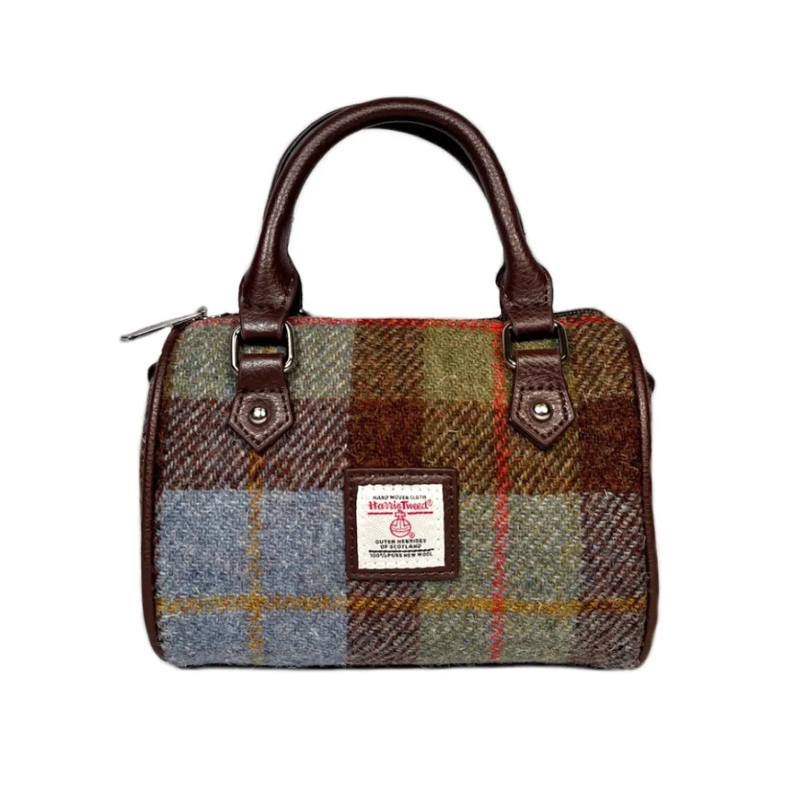 Harris Tweed Mini Bowling Handbag [8 Colors]